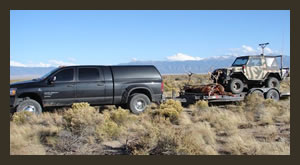 Matt's truck and jeep